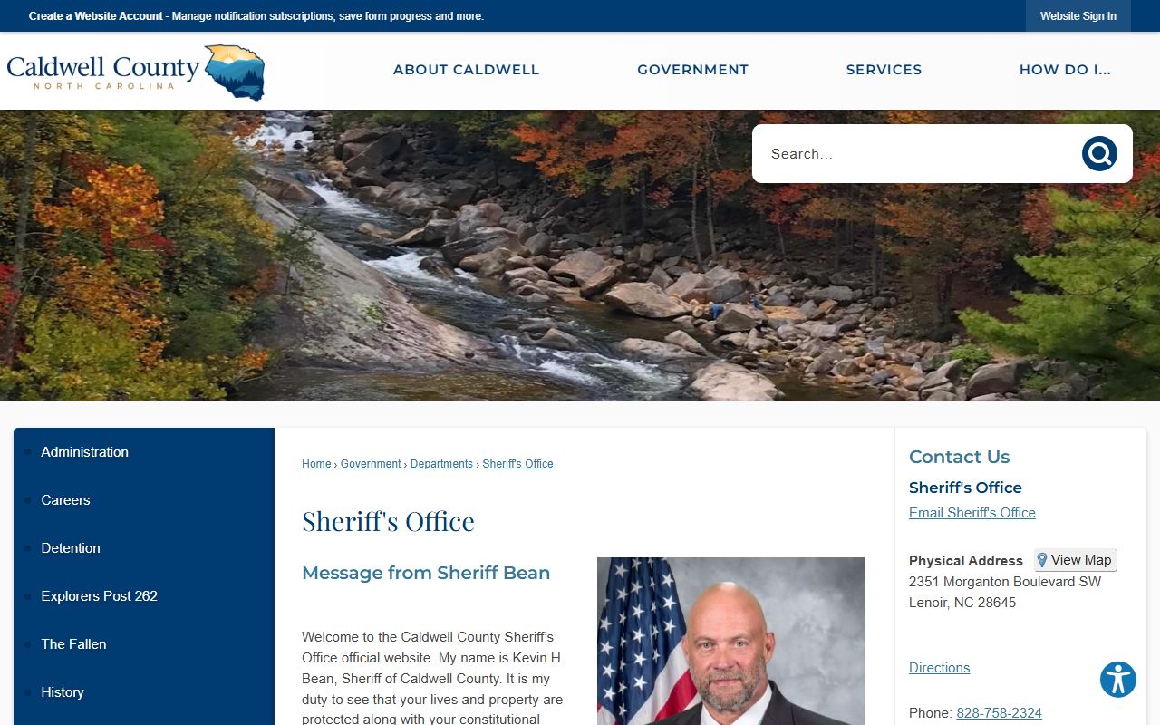 Caldwell County arrest records Sheriff's Office