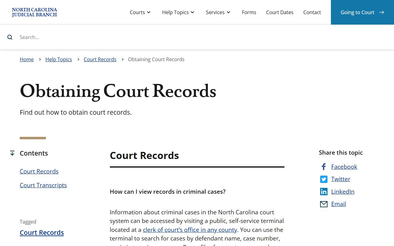 Caldwell County court records obtaining court records help page