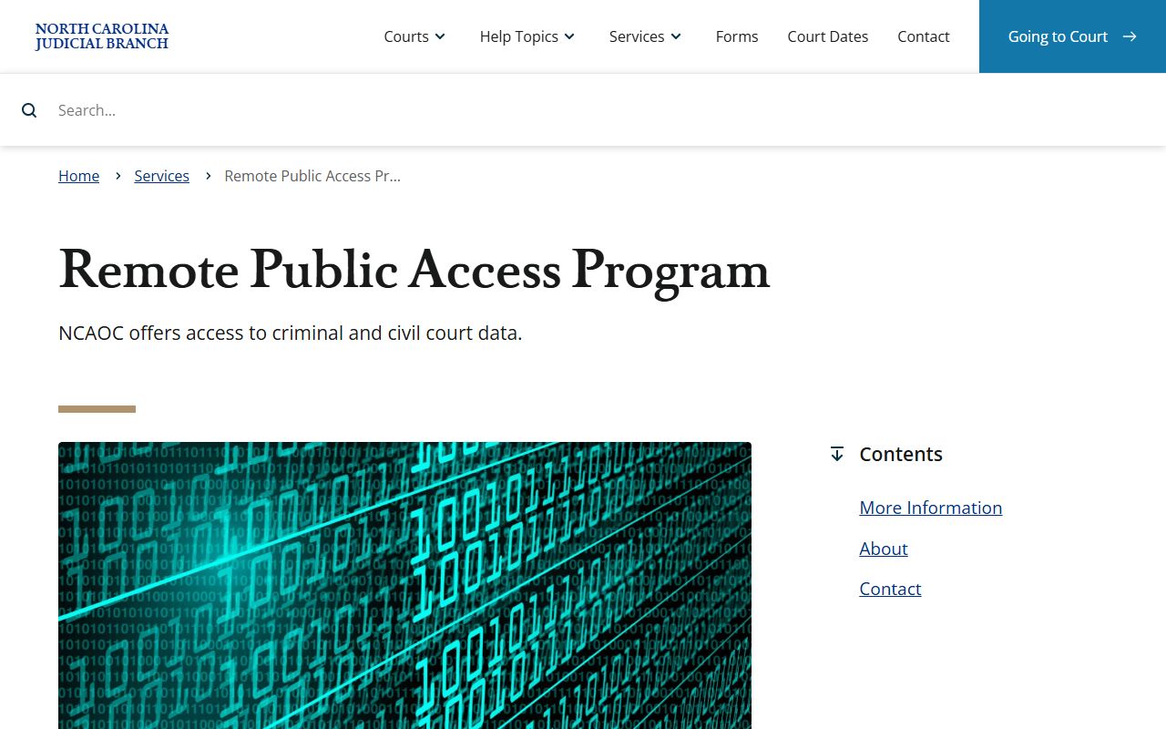 Caldwell County court records Remote Public Access program