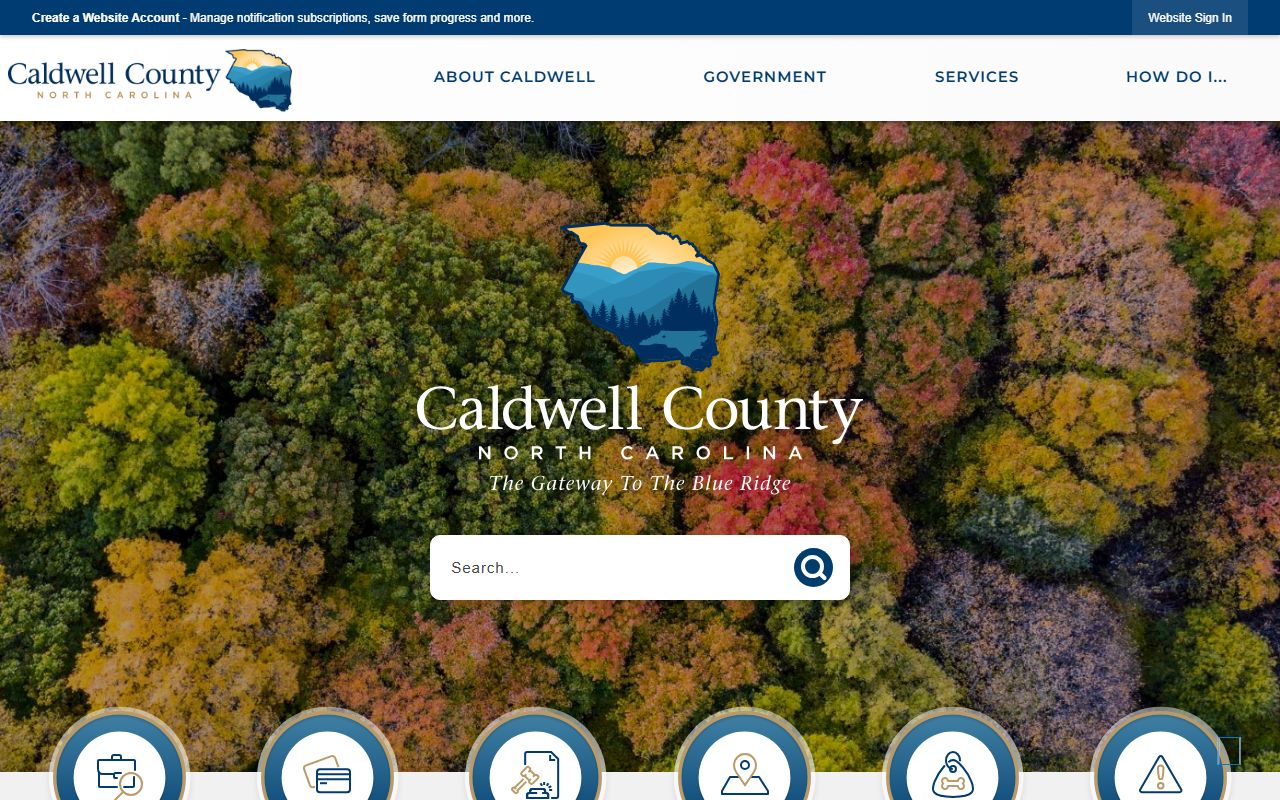 Caldwell County court records county government home