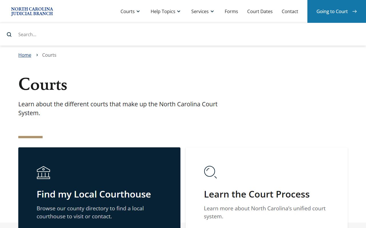 Caldwell County court records North Carolina court overview